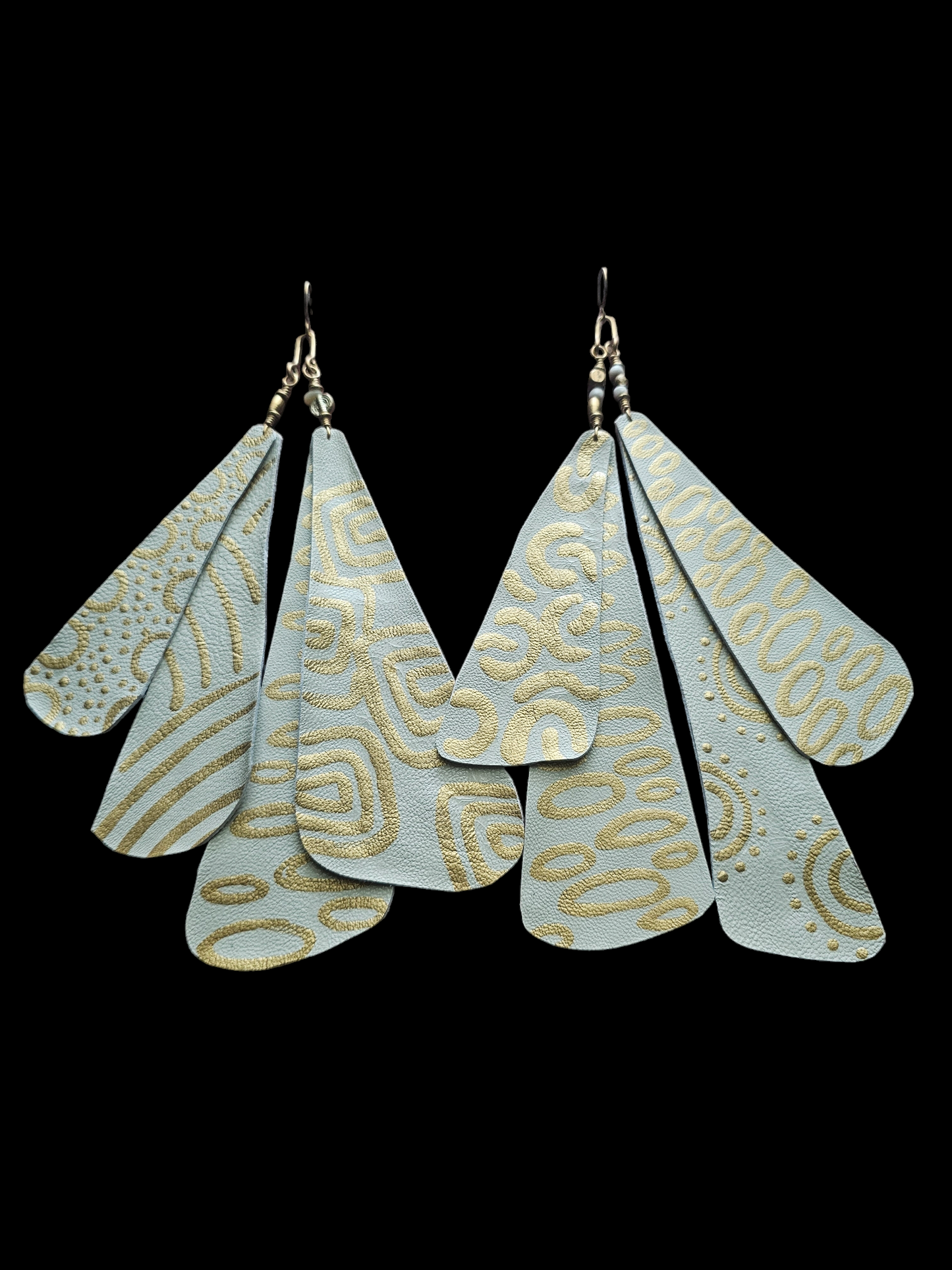 Gilded - #1 (Leather Feather pair)